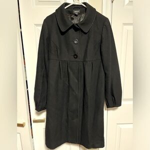 H&M Black Wool-Look Pea Coat